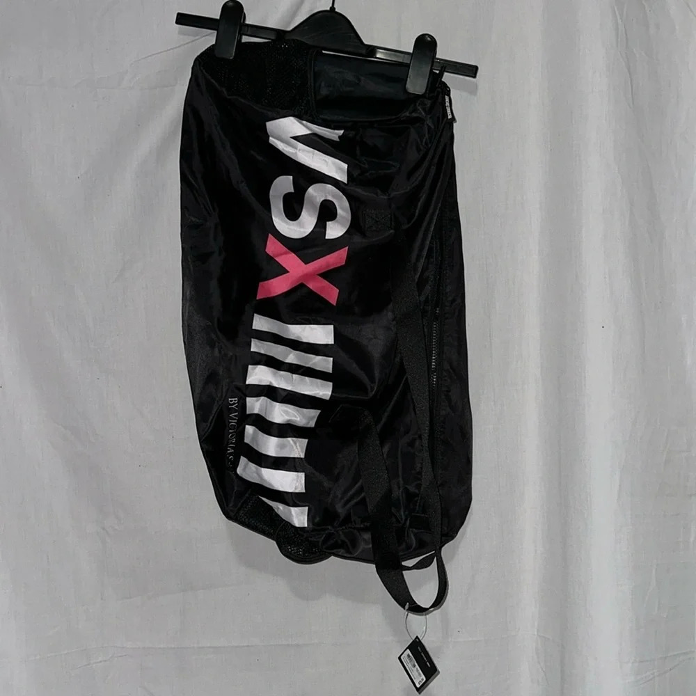 NWT black white & pink VSX duffle bag